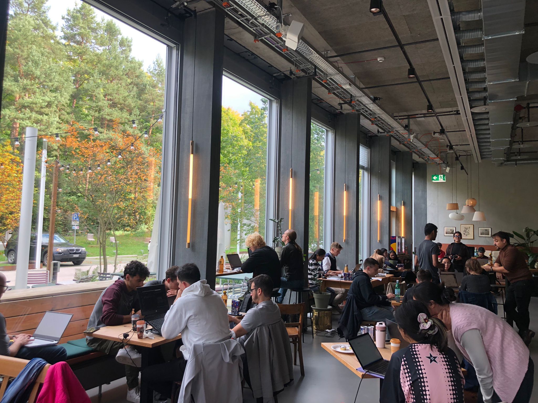 Teams hacking at NASA Space Apps Challenge Zurich